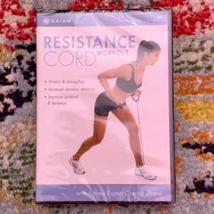 Gaiam Resistance Cord Workout DVD Fitness